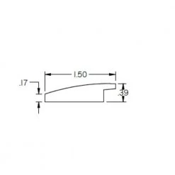 Adelle 0.38 in. Thick x 2 in. Wide x 78 in. Length High Gloss Wood Reducer by ROPPE 8 Adelle 0.38 in. Thick x 2 in. Wide x 78 in. Length High Gloss Wood Reducer by ROPPE -ROPPE ONLINE STORE adelle roppe wood floor trim hrd0141 c3 1000