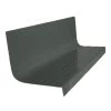 Vantage Circular Profile Black Brown 20.4 in. x 72 in. Rubber Square Nose Stair Tread by ROPPE