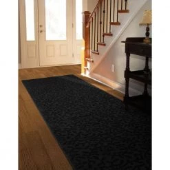 Ivy Black 3 ft. x 12 ft. Runner Rug by Garland Rug 13 Ivy Black 3 ft. x 12 ft. Runner Rug by Garland Rug -ROPPE ONLINE STORE black garland rug area rugs cl010n03614415 31 1000