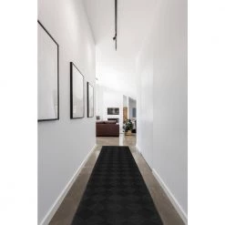 Diamond Black 3 ft. x 8 ft. Runner Rug by Garland Rug 11 Diamond Black 3 ft. x 8 ft. Runner Rug by Garland Rug -ROPPE ONLINE STORE black garland rug area rugs cl020n03609615 31 1000