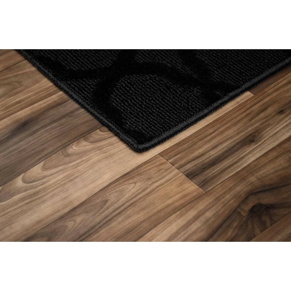 Sparta Black 4 ft. x 6 ft. Area Rug by Garland Rug 4 Sparta Black 4 ft. x 6 ft. Area Rug by Garland Rug - Image 2