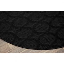 Sparta Black 5 ft. x 5 ft. Round Trellis Area Rug by Garland Rug -ROPPE ONLINE STORE black garland rug area rugs cl100n060r15 e1 1000