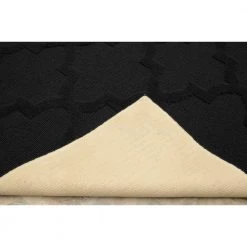 Quatro Black 5 ft. x 7 ft. Area Rug by Garland Rug -ROPPE ONLINE STORE black garland rug area rugs cl300n06008415 66 1000