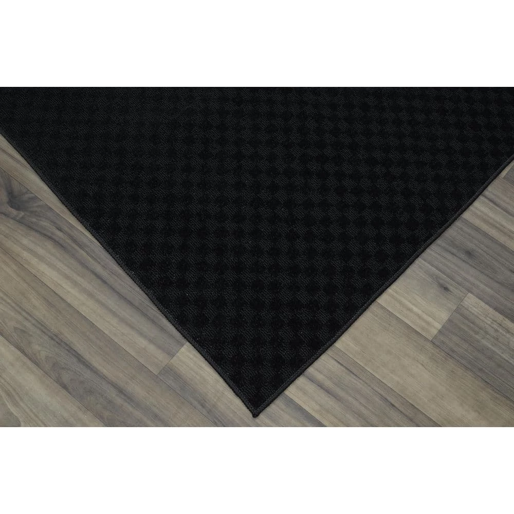 Medallion Black 2 ft. x 12 ft. Runner Rug by Garland Rug 4 Medallion Black 2 ft. x 12 ft. Runner Rug by Garland Rug - Image 2