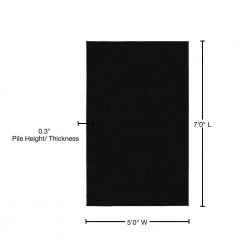 Medallion Black 5 ft. x 7 ft. Area Rug by Garland Rug 12 Medallion Black 5 ft. x 7 ft. Area Rug by Garland Rug -ROPPE ONLINE STORE black garland rug area rugs ma000n06008415 76 1000