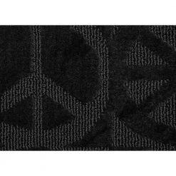 Large Peace Black 5 ft. x 7 ft. Area Rug by Garland Rug -ROPPE ONLINE STORE black garland rug kids rugs cl 17 ra 0057 15 c3 1000