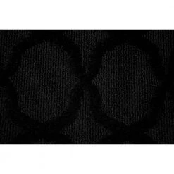 Sparta Black 5 ft. x 7 ft. 3-Piece Rug Set by Garland Rug -ROPPE ONLINE STORE black garland rug rug sets cl100n3p0315 1f 1000