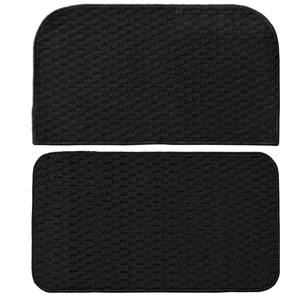 Town Square Black 2 ft. x 2 ft. 2-Piece Rug Set by Garland Rug 3 Town Square Black 2 ft. x 2 ft. 2-Piece Rug Set by Garland Rug