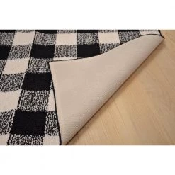 Country Living Black/Ivory 5 ft. x 7 ft. Area Rug by Garland Rug -ROPPE ONLINE STORE black ivory garland rug area rugs ll920n060084e1 4f 1000