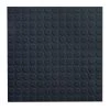 Low Profile Circular Design 19.69 in. x 19.69 in. Black Rubber Tile by ROPPE -ROPPE ONLINE STORE black roppe gym floor tiles 9921p100 64 1000