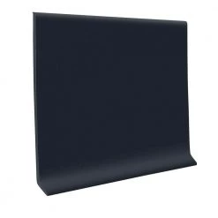 Black 4 in. x 48 in. x 1/8 in. Rubber Wall Cove Base. by ROPPE