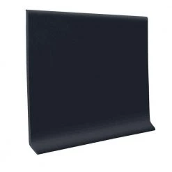 Self-Stick Black 4 in. x 20 ft. x 0.080 in. Vinyl Wall Cove Base Coil by ROPPE