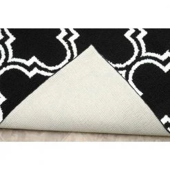 Silhouette Black/White 5 ft. x 7 ft. Area Rug by Garland Rug -ROPPE ONLINE STORE black white garland rug area rugs ll060a06008453 66 1000