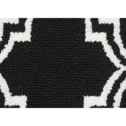 Silhouette Black/White 5 ft. x 7 ft. Area Rug by Garland Rug -ROPPE ONLINE STORE black white garland rug area rugs ll060a06008453 c3 1000