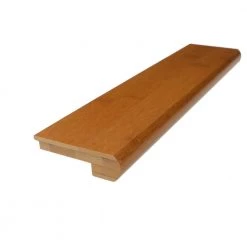 Hush 0.375 in. Thick x 2.78 in. Wide x 78 in. Length Matte Hardwood Stair Nose by ROPPE