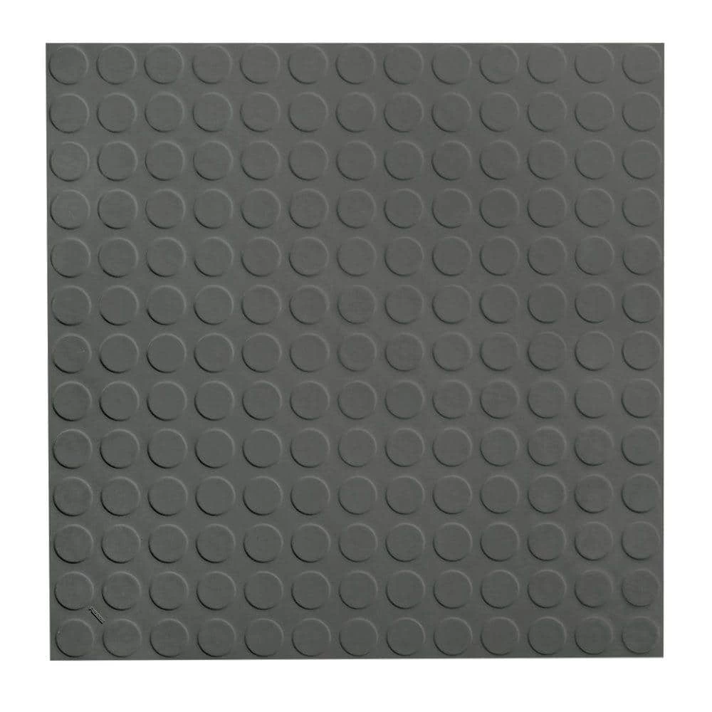 Low Circular Profile 19.69 in. x 19.69 in. Charcoal Rubber Tile by ROPPE 3 Low Circular Profile 19.69 in. x 19.69 in. Charcoal Rubber Tile by ROPPE