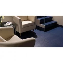 Vantage Circular Profile 19.69 in. x 19.69 in. Charcoal Rubber Tile by ROPPE -ROPPE ONLINE STORE charcoal roppe gym floor tiles 9963p123 e1 1000