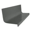 Vantage Circular Profile Charcoal 20.4 in. x 48 in. Rubber Square Stair Tread by ROPPE