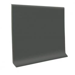 Pinnacle Rubber Charcoal 4.5 in. x 1/8 in. x 48 in. Wall Cove Base (30-Pieces) by ROPPE
