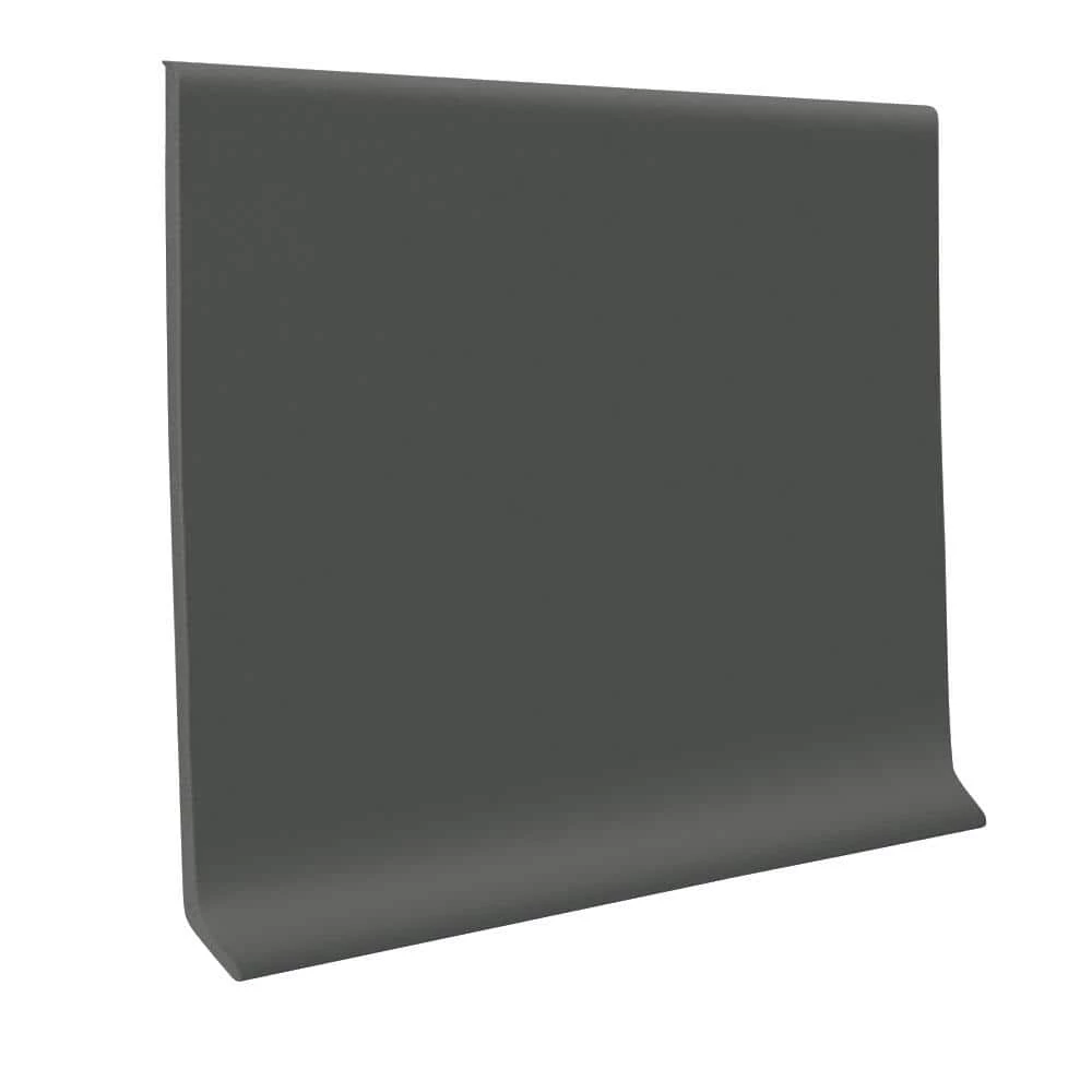 Charcoal 4 in. x 120 ft. x 1/8 in. Vinyl Wall Cove Base Coil by ROPPE 3 Charcoal 4 in. x 120 ft. x 1/8 in. Vinyl Wall Cove Base Coil by ROPPE
