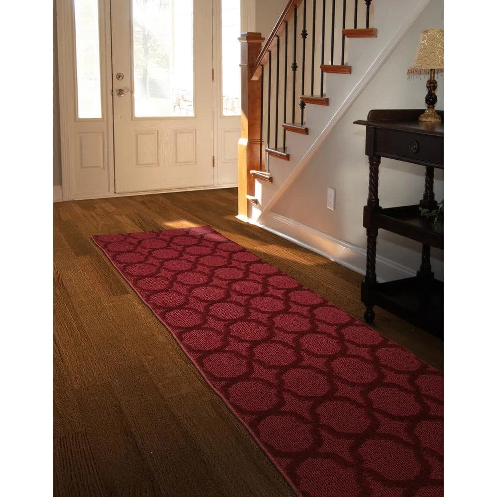 Sparta Chili Pepper Red 2 ft. x 8 ft. Runner Rug by Garland Rug 8 Sparta Chili Pepper Red 2 ft. x 8 ft. Runner Rug by Garland Rug - Image 6