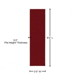 Medallion Chili Pepper Red 2 ft. x 8 ft. Runner Rug by Garland Rug 12 Medallion Chili Pepper Red 2 ft. x 8 ft. Runner Rug by Garland Rug -ROPPE ONLINE STORE chili pepper red garland rug area rugs ma000n02409614 76 1000