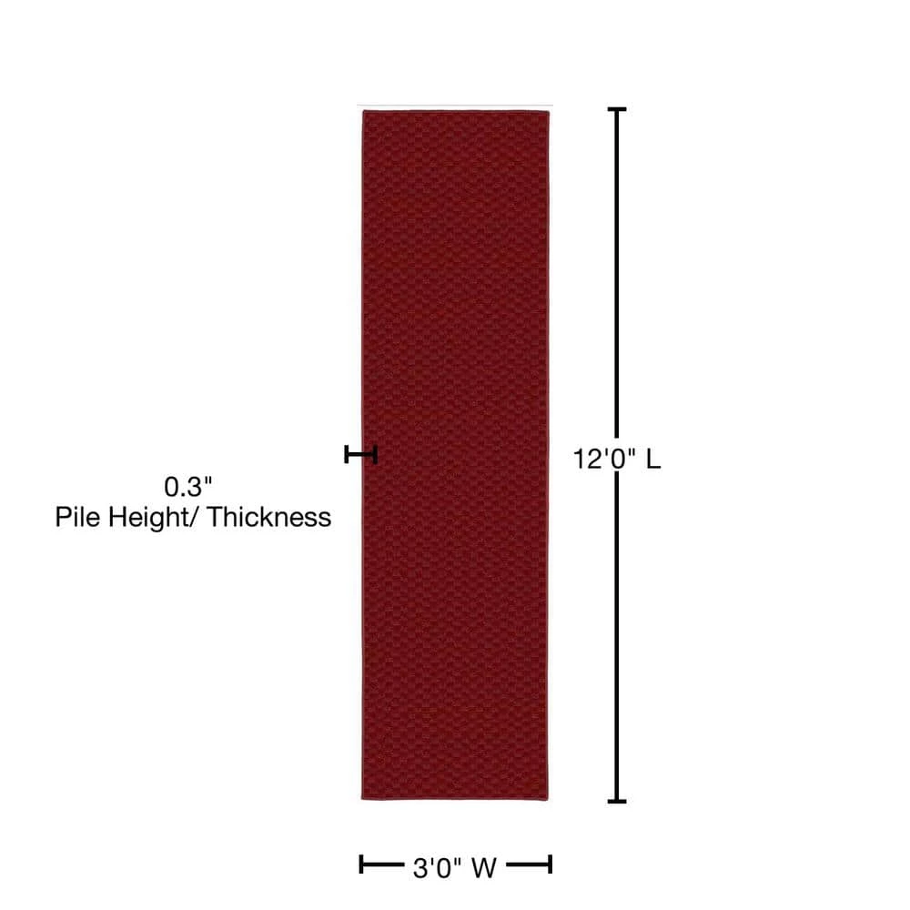 Medallion Chili Pepper Red 3 ft. x 12 ft. Runner Rug by Garland Rug 7 Medallion Chili Pepper Red 3 ft. x 12 ft. Runner Rug by Garland Rug - Image 5