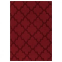 Quatro Chili Red 7 ft. 6 in. x 9 ft. 6 in. Area Rug by Garland Rug