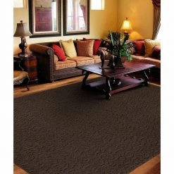 Ivy Chocolate 6 ft. x 9 ft. Area Rug by Garland Rug -ROPPE ONLINE STORE chocolate garland rug area rugs cl 01 0n 0069 46 31 1000