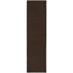 Ivy 2 Ft. x 8 Ft. Chocolate Runner Rug by Garland Rug