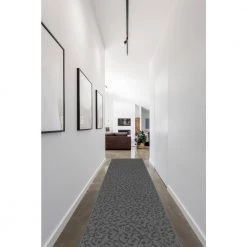 Ivy Cinder Gray 3 ft. x 12 ft. Floral Runner Rug by Garland Rug 15 Ivy Cinder Gray 3 ft. x 12 ft. Floral Runner Rug by Garland Rug -ROPPE ONLINE STORE cinder gray garland rug area rugs cl010n03614412 31 1000