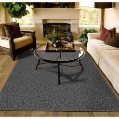 Ivy Cinder Gray 9 ft. x 12 ft. Area Rug by Garland Rug -ROPPE ONLINE STORE cinder gray garland rug area rugs cl010n10814412 31 1000