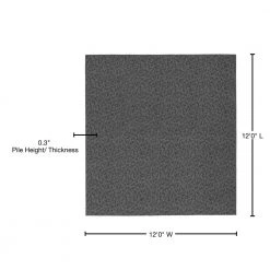 Ivy Cinder Gray 12 ft. x 12 ft. Area Rug by Garland Rug -ROPPE ONLINE STORE cinder gray garland rug area rugs cl010n14414412 76 1000