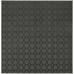 Sparta Cinder Gray 12 ft. x 12 ft. Trellis Polypropylene Square Area Rug by Garland Rug