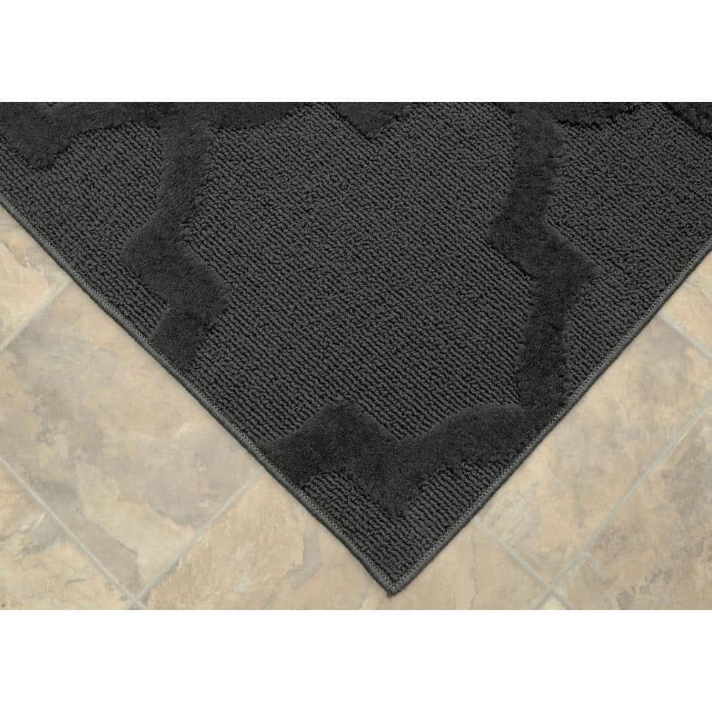 Quatro Cinder Gray 9 ft. x 12 ft. Area Rug by Garland Rug 4 Quatro Cinder Gray 9 ft. x 12 ft. Area Rug by Garland Rug - Image 2