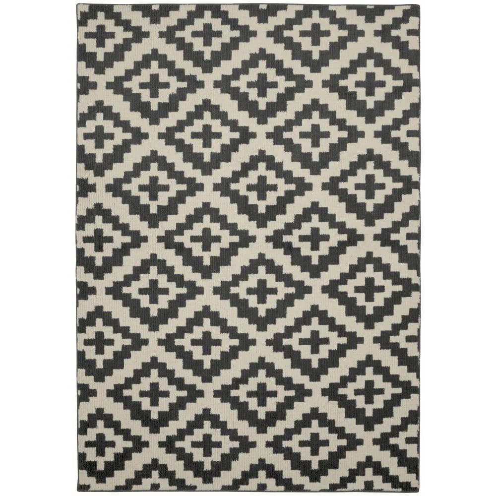 Southwest Cinder/Ivory 5 ft. x 7 ft. Area Rug by Garland Rug 3 Southwest Cinder/Ivory 5 ft. x 7 ft. Area Rug by Garland Rug