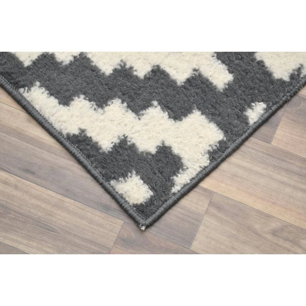 Southwest Cinder/Ivory 5 ft. x 7 ft. Area Rug by Garland Rug 4 Southwest Cinder/Ivory 5 ft. x 7 ft. Area Rug by Garland Rug - Image 2