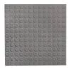 Low Profile Circular Design 19.69 in. x 19.69 in. Dark Gray Rubber Tile by ROPPE