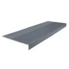 Light Duty Ribbed Design Dark Gray 12-1/4 in. x 48 in. Rubber Square Nose Stair Tread by ROPPE 2 Light Duty Ribbed Design Dark Gray 12-1/4 in. x 48 in. Rubber Square Nose Stair Tread by ROPPE -ROPPE ONLINE STORE dark gray roppe stair tread covers 48803p150 64 1000