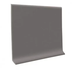 Vinyl Laminate Dark Gray 4 in. x 0.080 in. x 120 ft. Dryback Wall Cove Base Coil by ROPPE