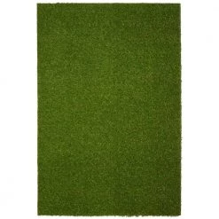 5 ft. x 7 ft. Green Artificial Grass Area Rug by Garland Rug