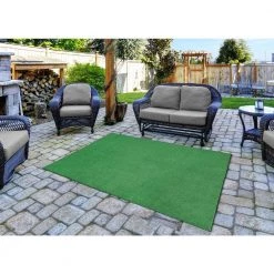 Softscapes Green 9 ft. x 12 ft. Plush Indoor/Outdoor Area Rug by Garland Rug -ROPPE ONLINE STORE green garland rug outdoor rugs sfsc0m108144k8 31 1000
