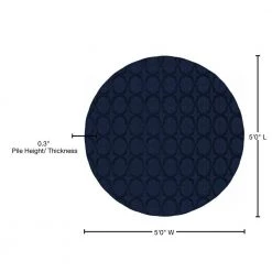 Sparta Indigo 5 ft. x 5 ft. Round Trellis Area Rug by Garland Rug -ROPPE ONLINE STORE indigo garland rug area rugs cl100n060r10 76 1000