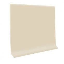 700 Series Ivory 4 in. x 1/8 in. x 48 in. Thermoplastic Rubber Wall Base Cove (30-Pieces) by ROPPE