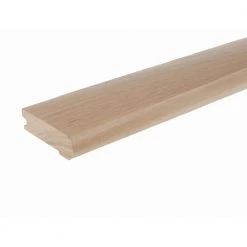 Ivory 0.75 in. Thick x 2.78 in. Wide x 78 in. Length Hardwood Stair Nose by ROPPE