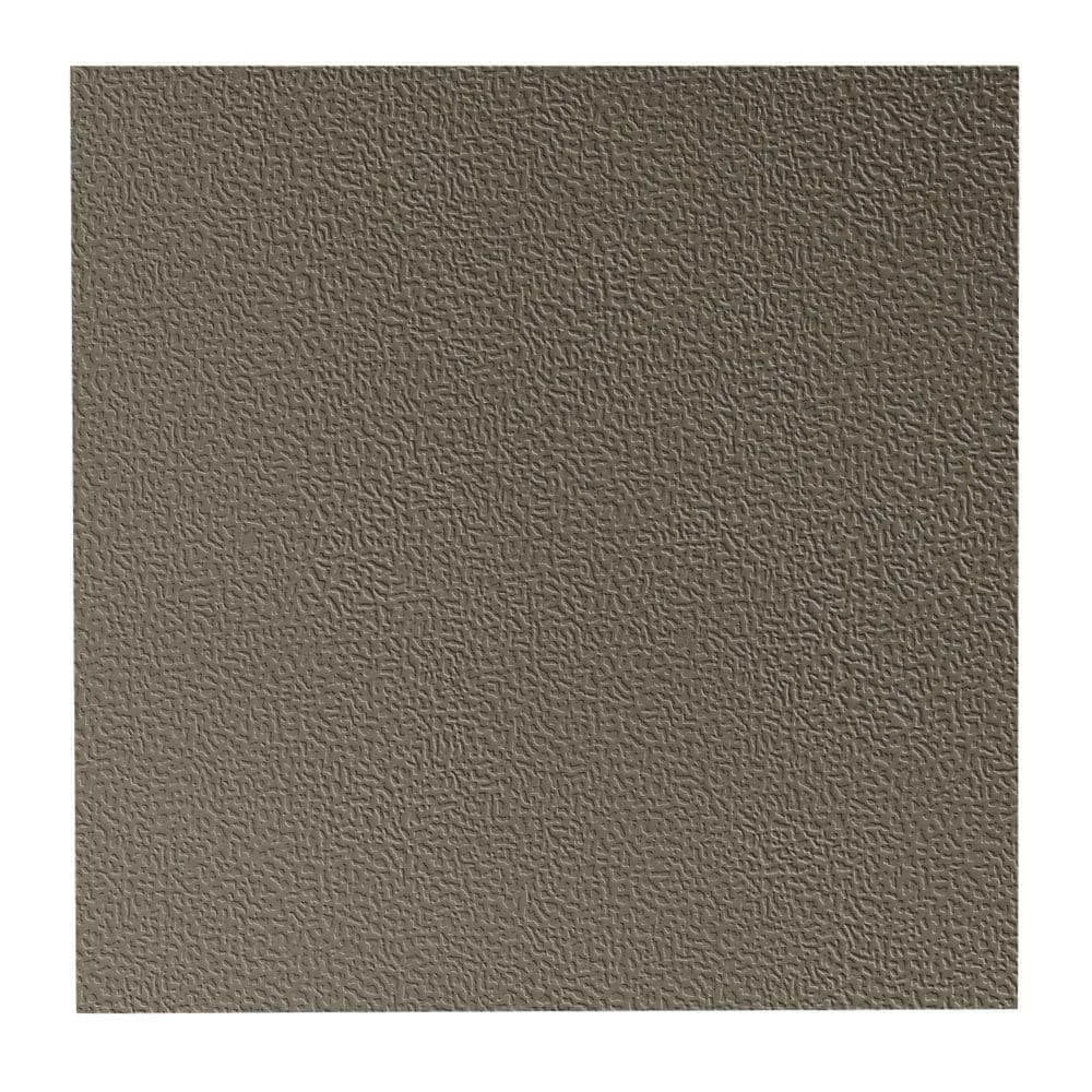 Hammered Pattern 19.69 in. x 19.69 in. Lunar Dust Rubber Tile by ROPPE 3 Hammered Pattern 19.69 in. x 19.69 in. Lunar Dust Rubber Tile by ROPPE