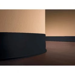 Black 2-1/2 in. x 0.080 in. x 120 ft. Vinyl Wall Cove Base Coil by ROPPE -ROPPE ONLINE STORE matte roppe wall base c25c51p100 31 1000