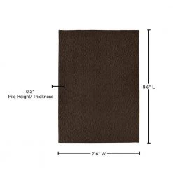 Ivy Mocha 7 ft. 6 in. x 9 ft. 6 in. Floral Area Rug by Garland Rug -ROPPE ONLINE STORE mocha garland rug area rugs cl010n09011404 76 1000