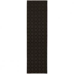 Sparta 3 ft. x 12 ft. Mocha Runner Rug by Garland Rug