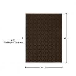 Sparta 6 Ft. x 9 Ft. Area Rug Mocha by Garland Rug -ROPPE ONLINE STORE mocha garland rug area rugs cl100n07210804 76 1000